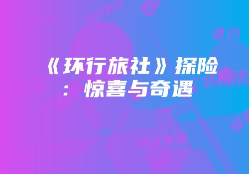 《环行旅社》探险：惊喜与奇遇