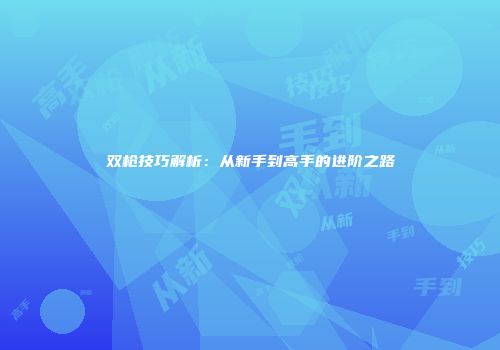 双枪技巧解析：从新手到高手的进阶之路